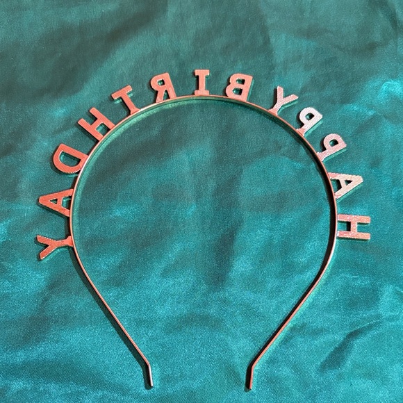 Gold Happy Birthday Headband. FREE with Bundle! - Picture 3 of 3